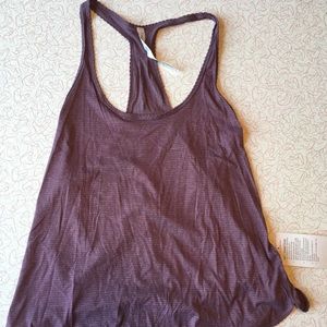 NWT Lululemon 105 F Singlet*Silver Tank Top
